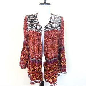 entro Tribal Print Cardigan